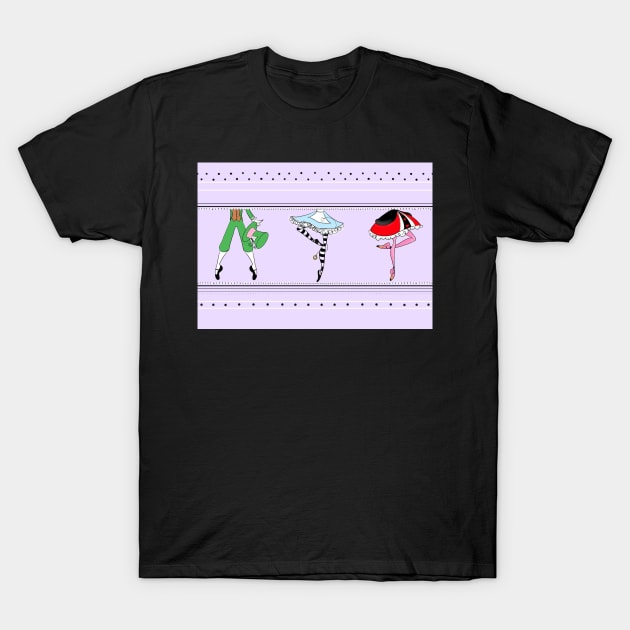 Alice in Wonderland Ballet T-Shirt by hallieodom